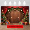 Christmas Tree Retro Wooden Wall  Backdrop Xmas Decoration Background Winter Backdrop Decorations For Photo Studio Photo Booth Christams Party