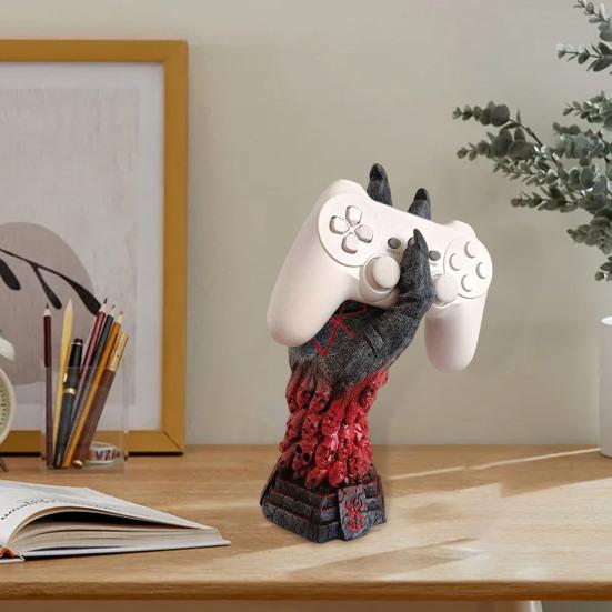 

Подставка для игрового контроллера Cyberpunk Mechanical Hand Desktop Cellphone Headband Hanger Holder для игрового аксессуара B