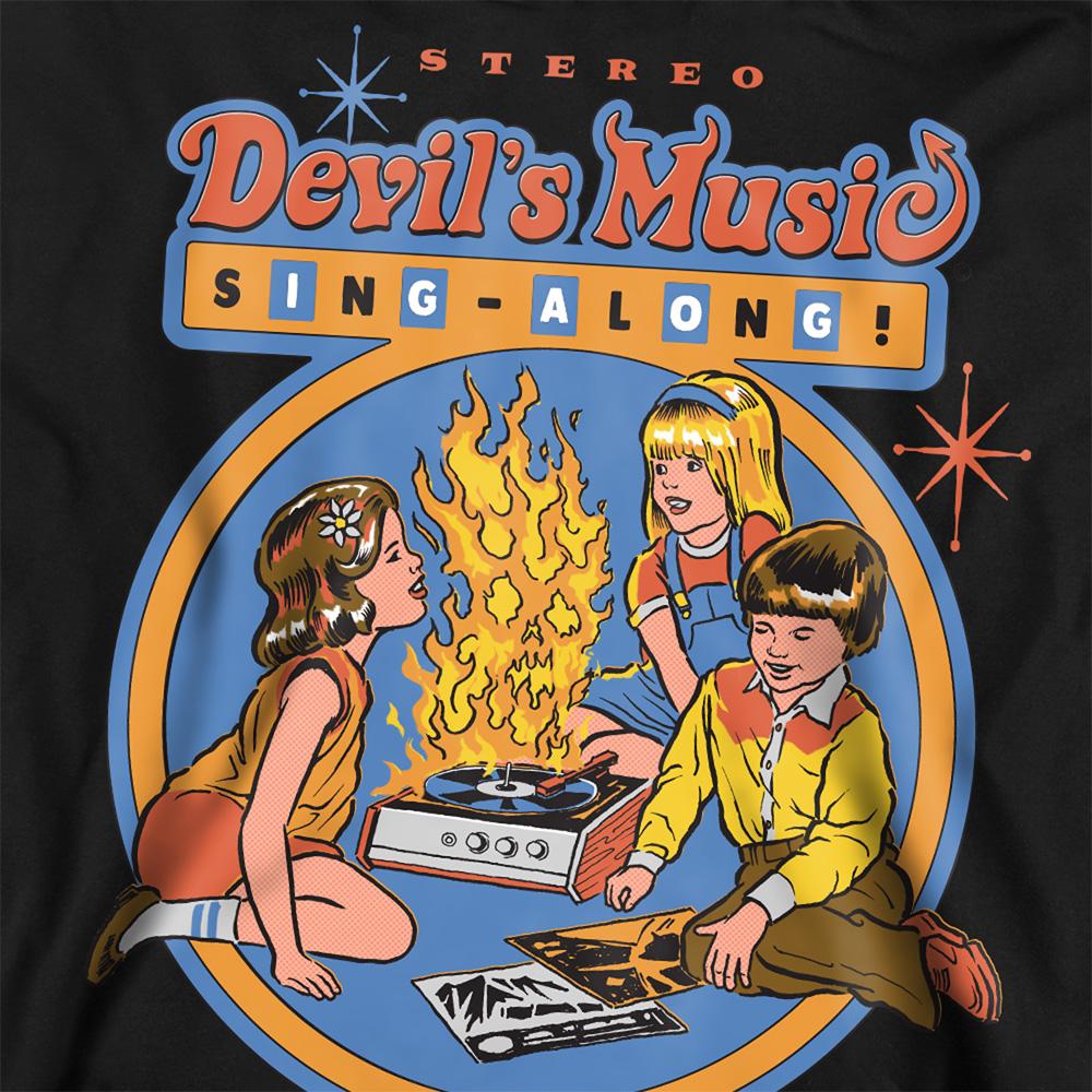 Steven Rhodes Unisex Adult Devils Music Singalong Sweatshirt