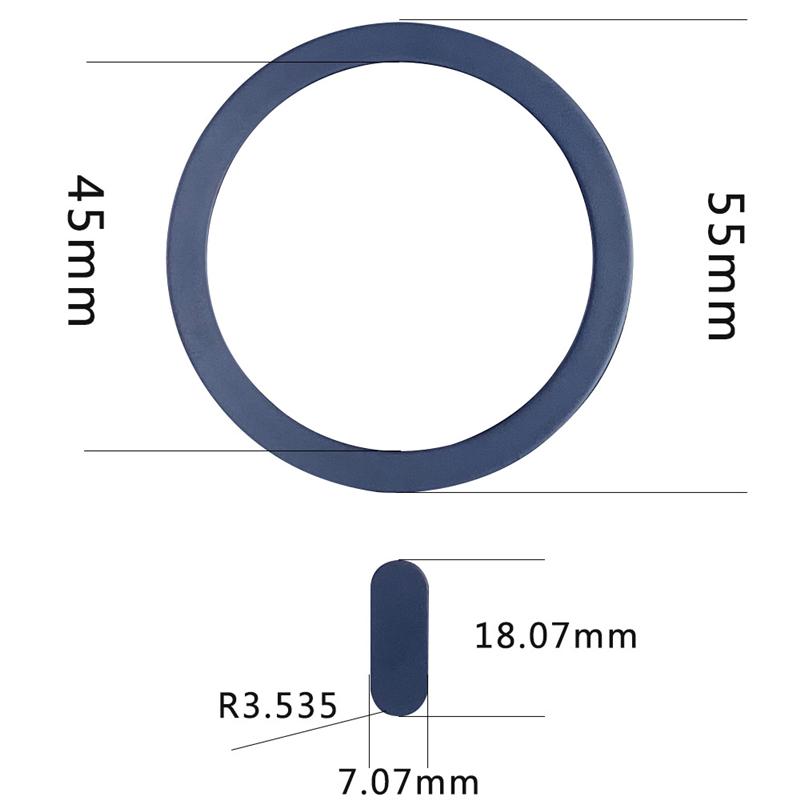 for Magsafe Magnetic Plate Ring Universal Metal Sticker Support Wireless Charger Metal Plate Sheet for Macsafe Magnet Car Holder