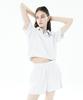 Lls Terry Half Open Top(White)