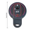 Silikon-Schlüsselanhänger-Abdeckung Kompatibel mit BMW Mini Cooper F54 F55 F56 F57 F60 4 Tasten, Passt für BMW Cooper F54 F55 F56 F57 F60 Handgelenkband Schlüsselanhänger Nicht