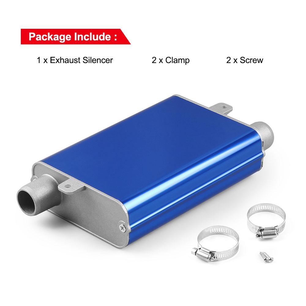 Silencieux de 24mm, support de serrage amélioré, tuyau d'échappement en aluminium pour chauffage de stationnement Diesel, pour Webasto Eberspacher