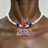 Exaggerated 2027 Number Pendant Necklace Aesthetic 2027 New Year Jewelry  New Year's Eve Gift