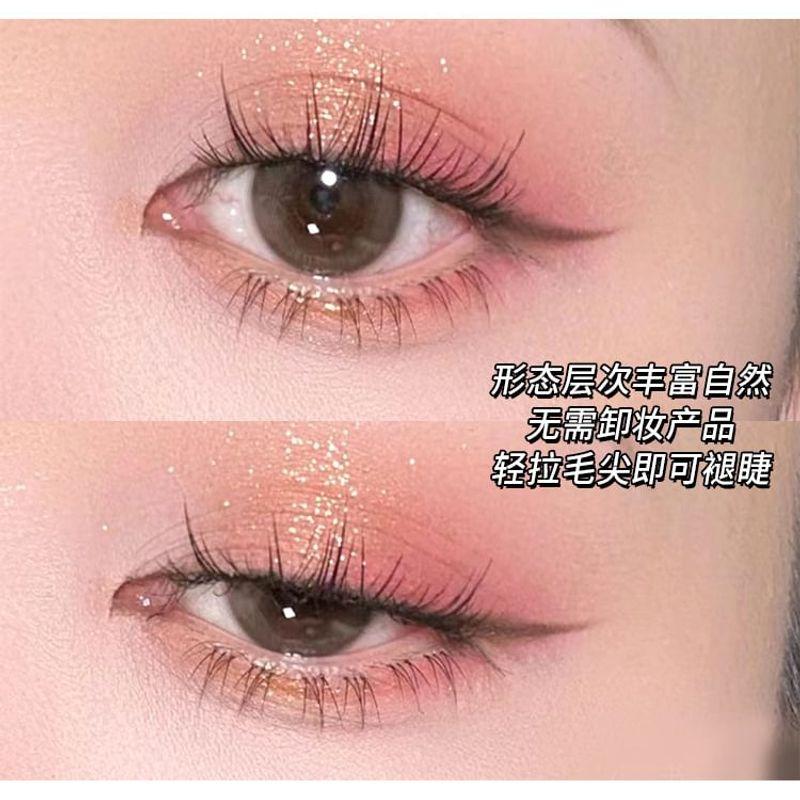 Aimo - Natürliche, voluminöse Cluster-Wimpern, klebefrei, für den unteren Wimpernkranz