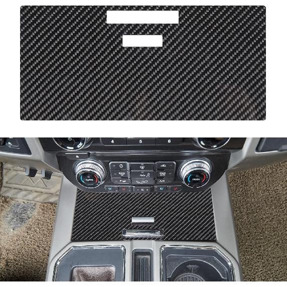 

JeCar Console Front Gear Shift Storage Box Cover Trim Sticker for Ford F150 2015-2020