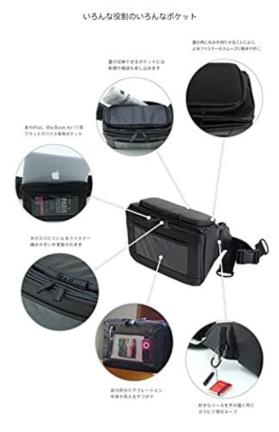 Super Consumer Removable Camera Bag Black [Abrasas]