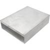 Audio fan heatsink aluminum heatsink 80mm x 100mm x 27mm silver 1 piece