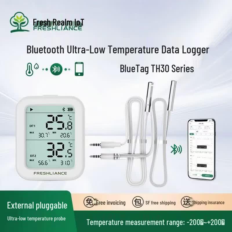 ZONYE Bluetooth Thermometer with 5m External Probe