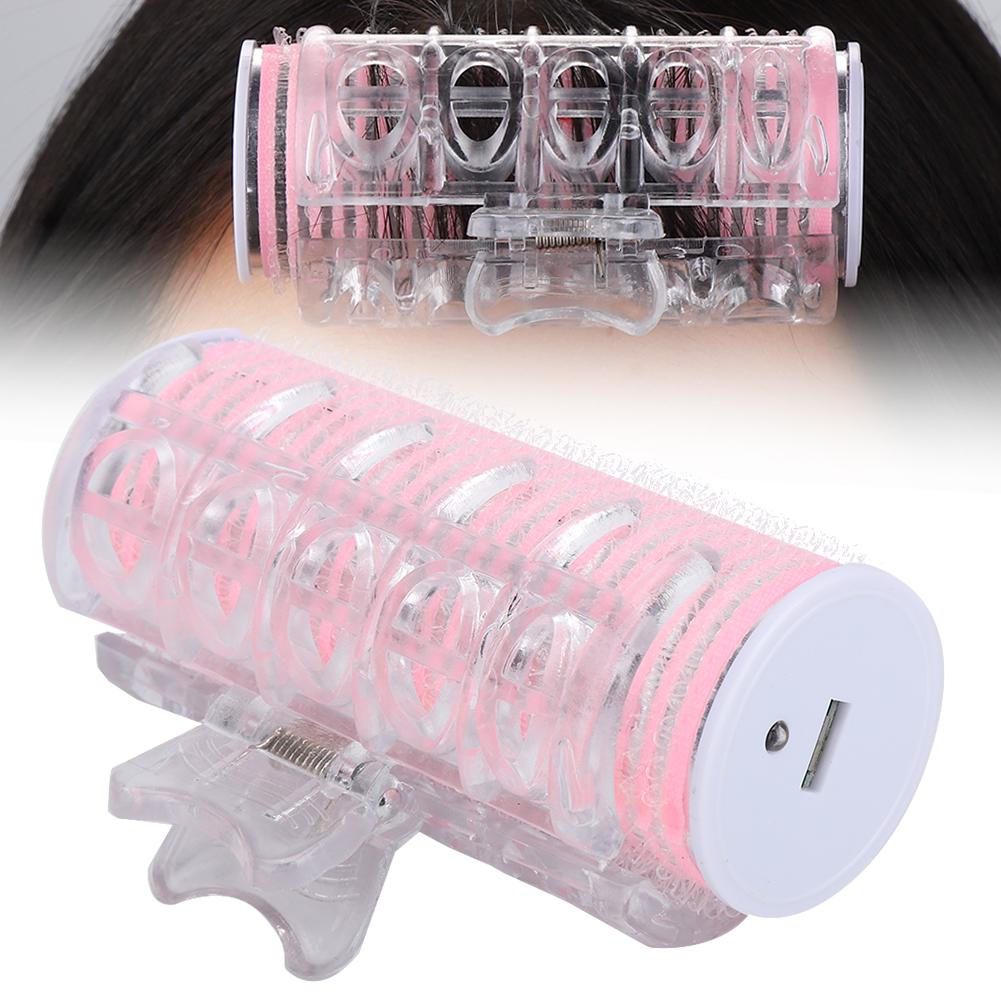 USB Portable Hair Roller Bangs Curling Hair Styling Tool Mini Electric Hair CurlerPink