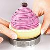 48 Pack Stainless Steel Tart Rings 3 In,Perforated Cake Mousse Ring,Cake Ring Mold,Round Cake Baking Tools