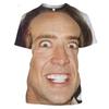 Attore Pop Nicolas Cage T-shirt Stampata 3D Divertente Tendenza Girocollo Manica Corta Top Moda Estiva Personalità Maschile Tendenza Streetwear