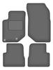Velour Graphite Car Mats For: Opel Corsa F Hatchback (2019-)