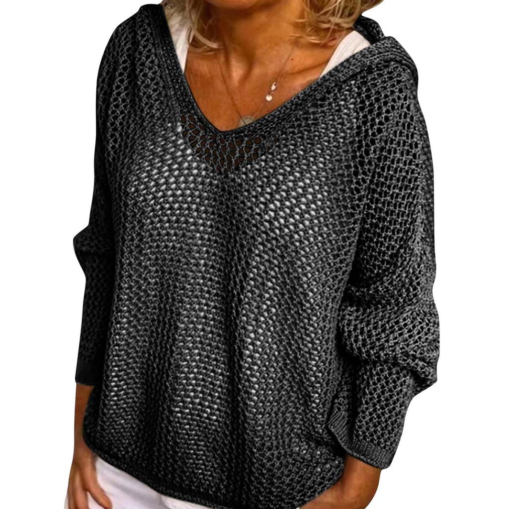 Modisches Damen-Pullover-Sweatshirt mit Reißverschluss und Kapuze, langärmelig, lässiges farbiges Oberteil