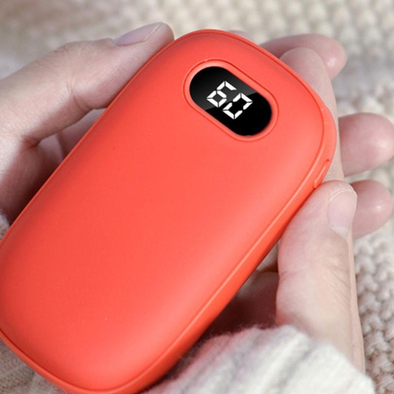 Pocket Sized Electric USB Hand Warmer Stay Warm in Cold Weather Power Banks Style and Convenience Heaters for Office Use