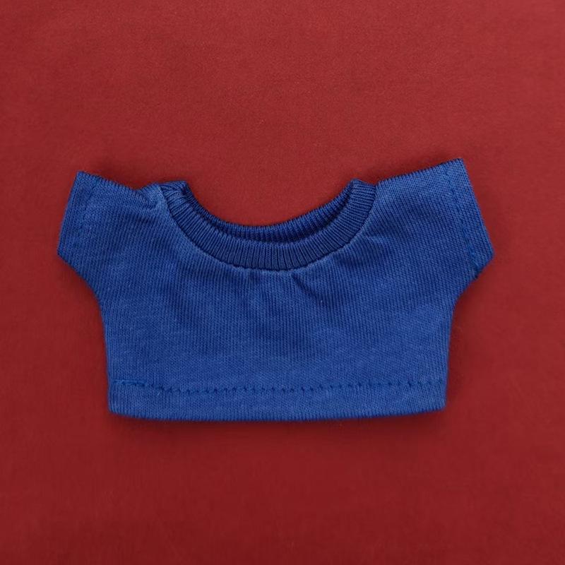 Labubu Keychain Pendant Outfit: Doll Jeans and Short Sleeve Set