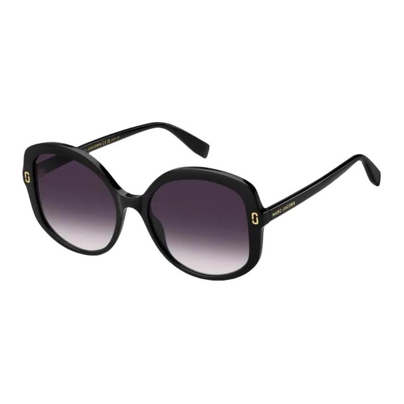Marc Jacobs Curved temple tips acetate square sunglasses women black MJ1119S чёрный