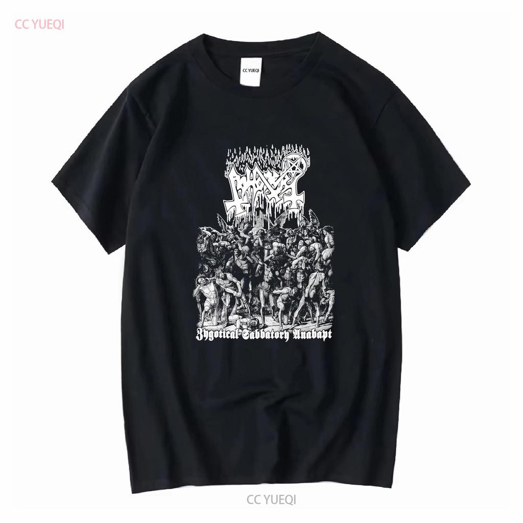 SALE Abhorer Band For Family Black T Shirt Cotton All Size vintage Washed homme designer clothes Stretched graphic Breathable