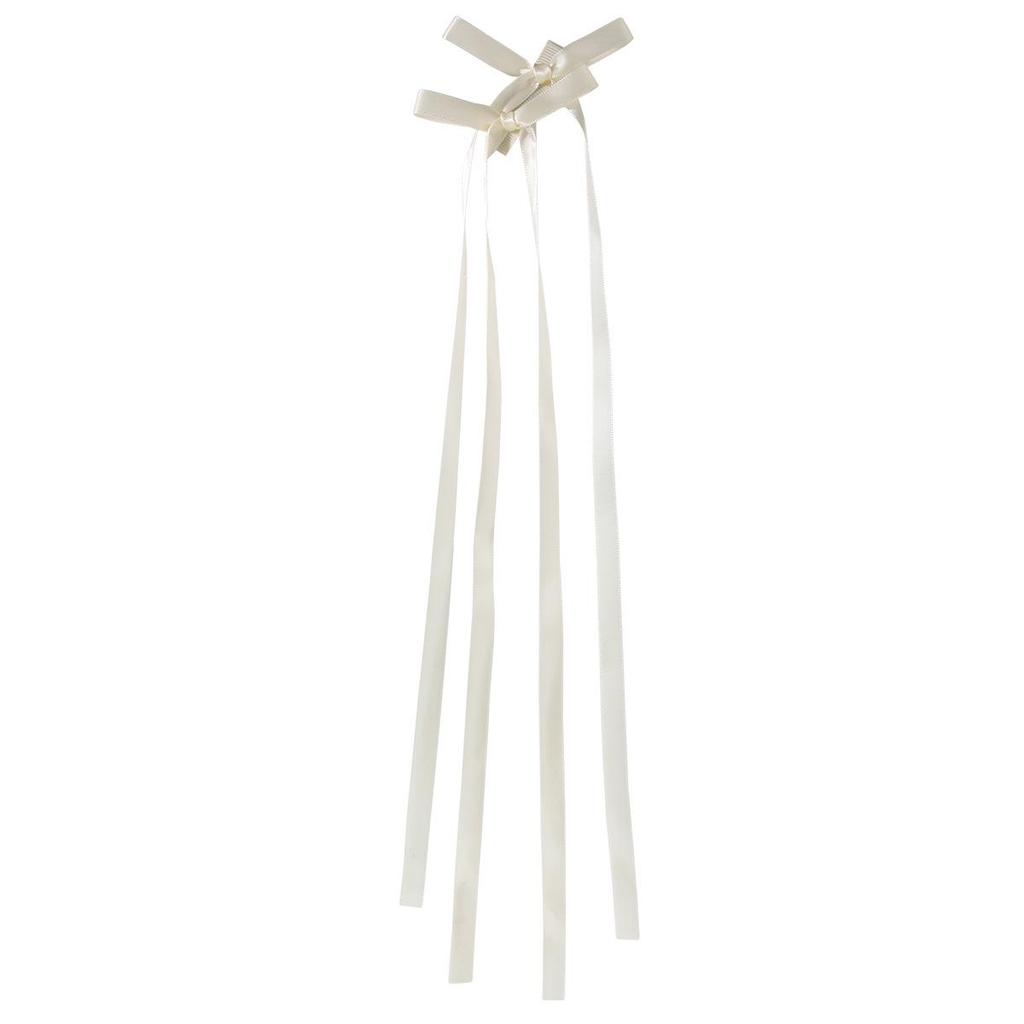 Ballet Style 4cm Bow Duckbill Hair Clip - Sweet Ribbon Hair Accessory