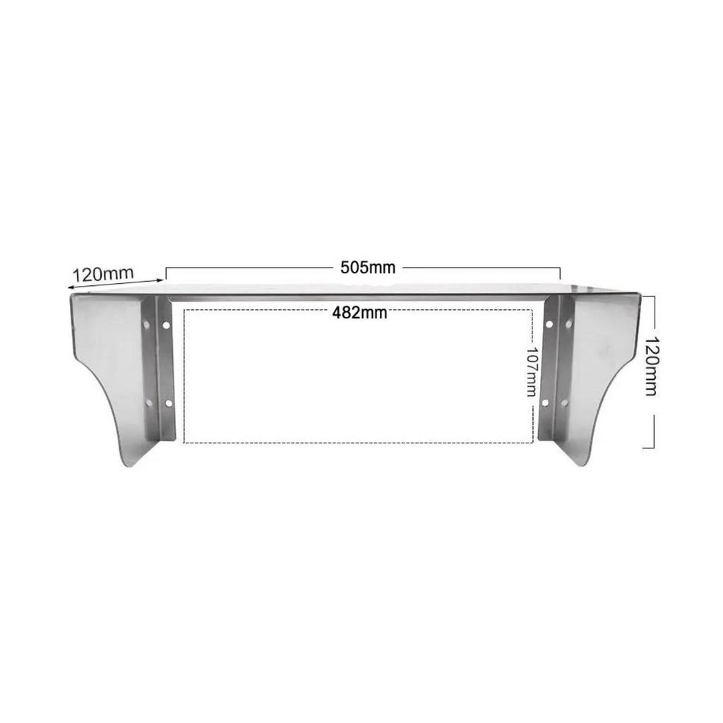 Outdoor Rain Cover with Open Bottom Heavy Duty Canopy Modern for Doorbell System