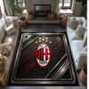 AC Milan Printed Flannel Area Rug Non Slip Soft Polyester Floor Carpet Indoor Decor Mat for Bedroom Living Room Sofa Game Room Home Decoration