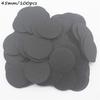 8/10/15/20/25/30/35/40/45/50mm Non Woven Round Felt Circle Pads for DIY Crafting Flower Backing Hair Accessories Vacuum Filters