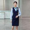 Women's Professional Vest, Shirt & Skirt Uniform Set
