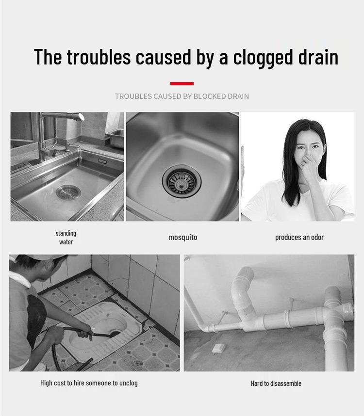 Enhanced High-Pressure Toilet Unclogger – One-Shot Clog Removal Tool