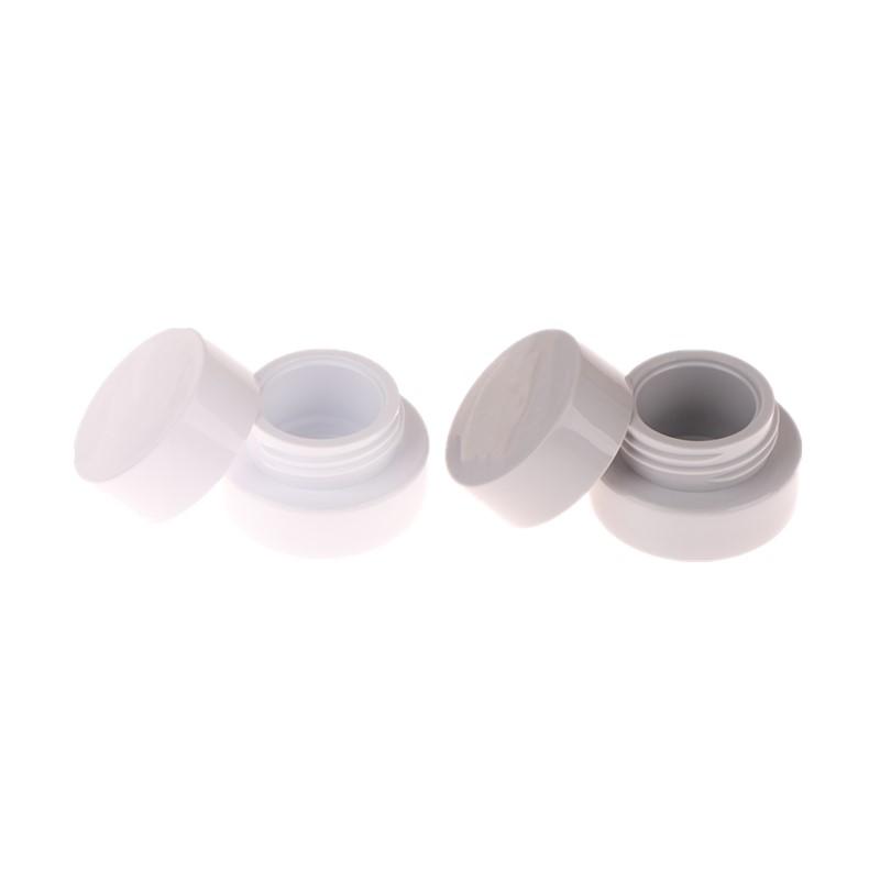 5G Empty Plastic Nail Art Cosmetic Square Containers Jar Face Cream Pot Nail Gel Powder Box Makeup Lotion Tool Packaging