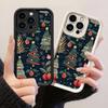 JT580 Winter House Colorful Christmas Tree for iPhone 17 16 15 14 13 Pro Max Samsung S26 S25 Ultra A17 A07 A56 A16 Xiaomi 15T Redmi 15c 14C Soft Case