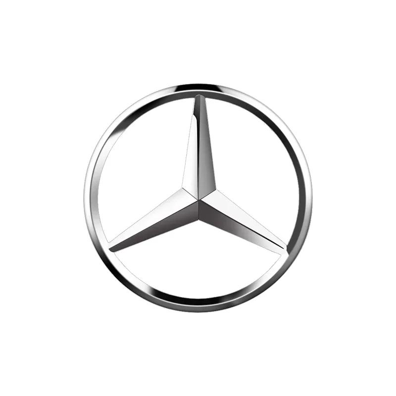 CDS1 Car For Mercedes Benz AMG 1pcs 52mm 57mm Car Steering Wheel Badge Emblem Sticker For Mercedes Benz W204 W205 W212 W213 W221 W177