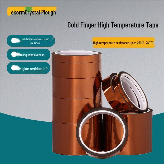 Gold Finger Anti-Static Polyimide Double-Sided Heat-Resistant Brown Tape Non-anti-static