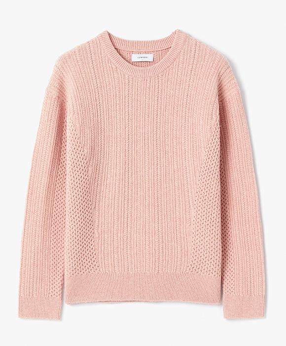 Le Mad Pattern Mix Round Knit - Pink Pink/2 Size