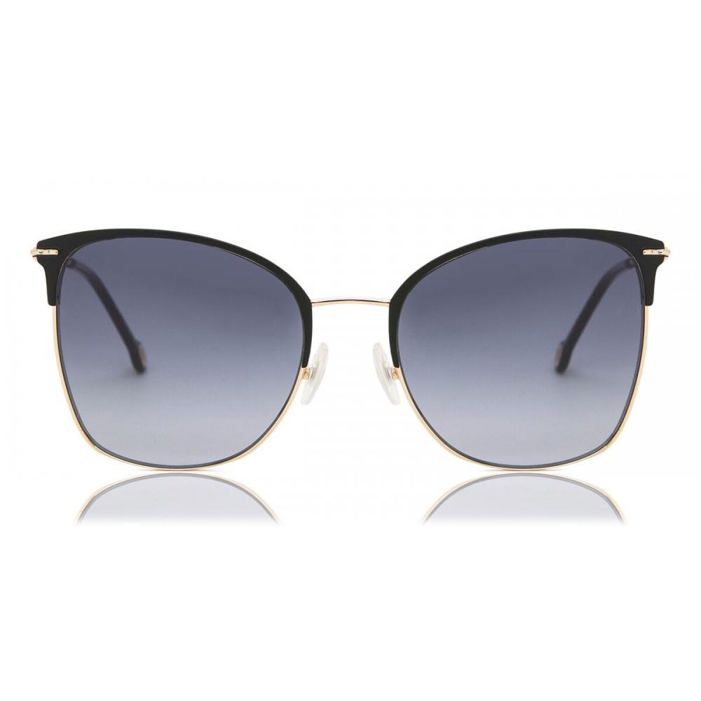 

Carolina Herrera Ch 0036 S Rhl 9o Women SunglaSSeS Black Gold/56