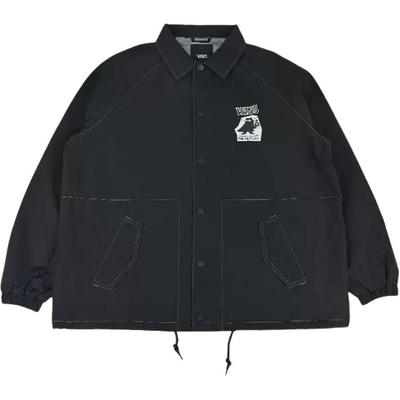 Work Collar Single-Breasted Casual Jacket Men Jackets VN000QMEBLK