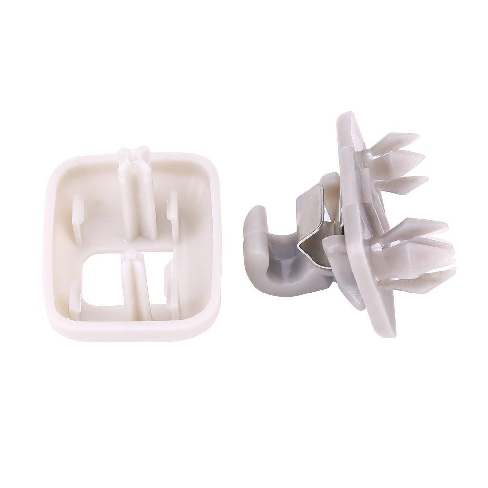 EBTOOLS Car Front Sun Visor Clip 8E0857562A Sun Visor Buckle Plastic Interior Sun Visor