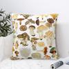 Mushroom Mycology Fungi Foraging Mushroom Whisperer Square Pillow Case Cushion Cover Funny Zipper Decor Pillowcover for Home