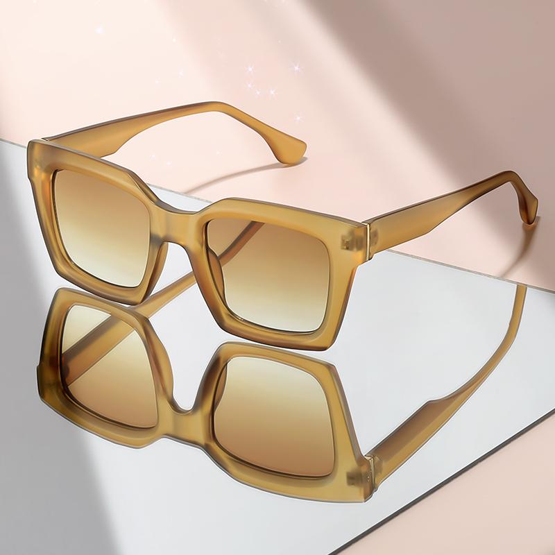 2025 The New Large-framed Sunglasses Feature a Classic and Simple Style, Suitable for Daily Wear and Travel Parties