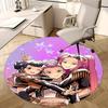 Kpop Girls Stuhlmatte Runder Teppich - Büroteppich, Maschinenwaschbar, Rutschfest, Geeignet für Wohnzimmer, Schlafzimmer