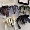 Fabric Knitted Bow Banana Clip Large Size Hairpin Fashion Bowknot Ribbon Hair Clip Girl