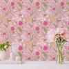 VEELIKE Wallpaper Removable Floral Heat Cutting Renovation Wall Flame Rental DIY Interior Japanese Cherry Blossom Sticker, Wallpaper, Pattern,