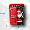 Christmas Gifts Santa Claus Fridge Magnets Home Decoration Snowman Moose Elk Fridge Stickers Children Presents