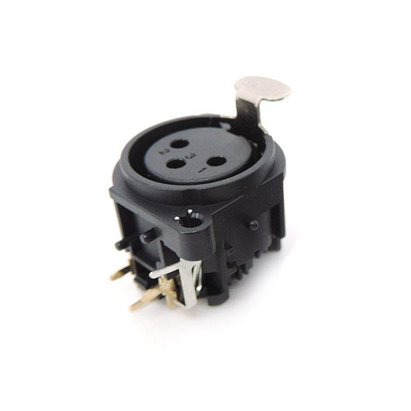 

3-контактный разъем XLR Male Female для аудиопанели, крепление на шасси, 3-контактный разъем XLR для подключения питания, адаптер для пайки микрофона и динамика female