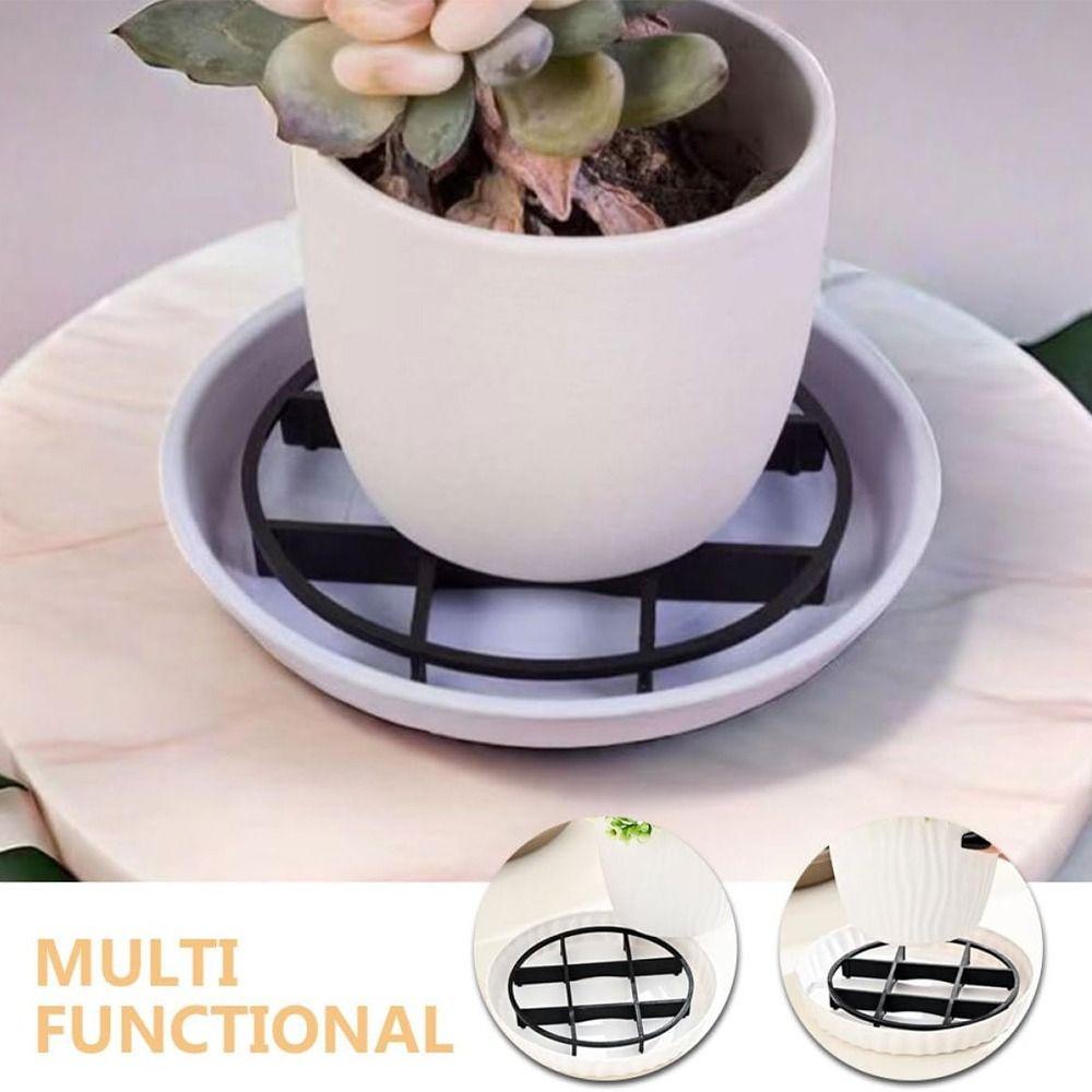 20PCS Plastic Flower Pot Tray Breathable Base Root Prevention Pad Flower Pot Foot Pad  Home Garden