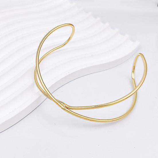 7 Stück/Set Böhmischer Stil Offenes Design Armreifen Metall Armbänder Verstellbar Stapelbar Arm Galvanisiert