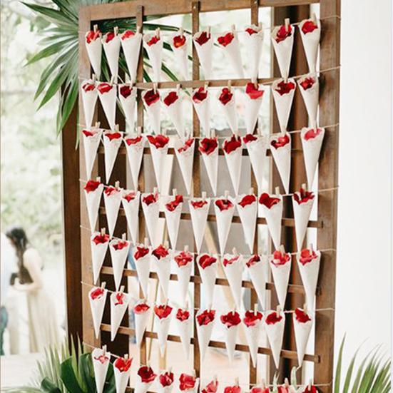 Confetti Cone Box Food Grade High Durability 5 Styles Confetti Candy Food Cone Holder Party Paper Tray Party Supplies