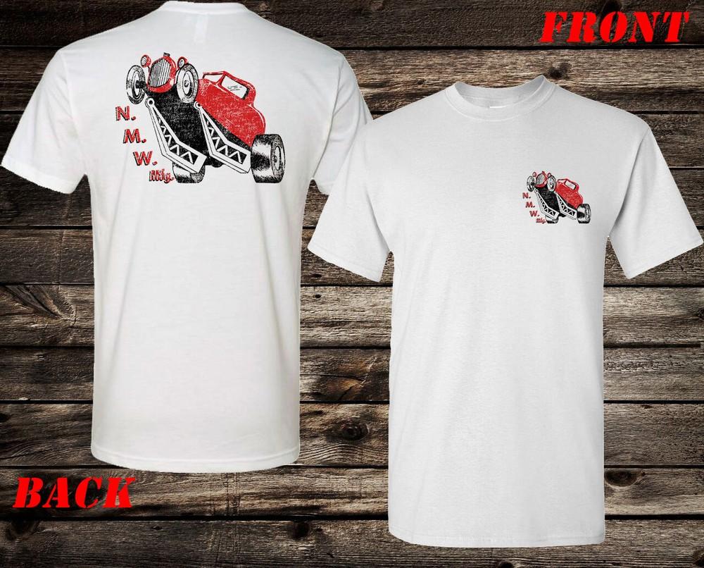 Ретро Хот Род Футболка Драг Рейсинг Гонки Магазин Скорости NMW MFG Co 2XL