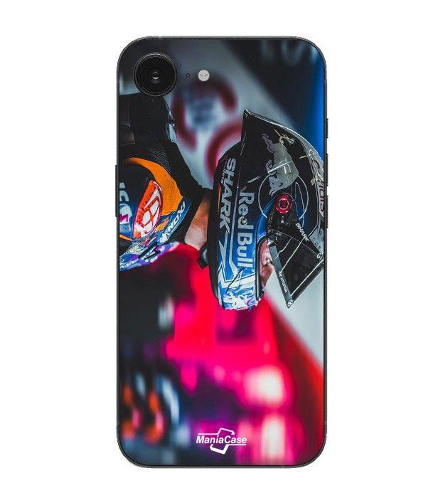 Coque Maniacase Pour Iphone 16E MIGUEL OLIVEIRA MOTO GP FOND SOMBRE