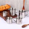 1Pc Stainless Steel Coffee Mug Camping Cup Portable Soup Mug For Travel Home Unbreakable Drinking Cup With Handle For Coffee