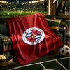 Coperta Football Reading Crest Leggera Ideale per Letto Perfetta per Viaggi, Campeggio, Soggiorni, Uffici, Divani, Regalo di Natale per Fan